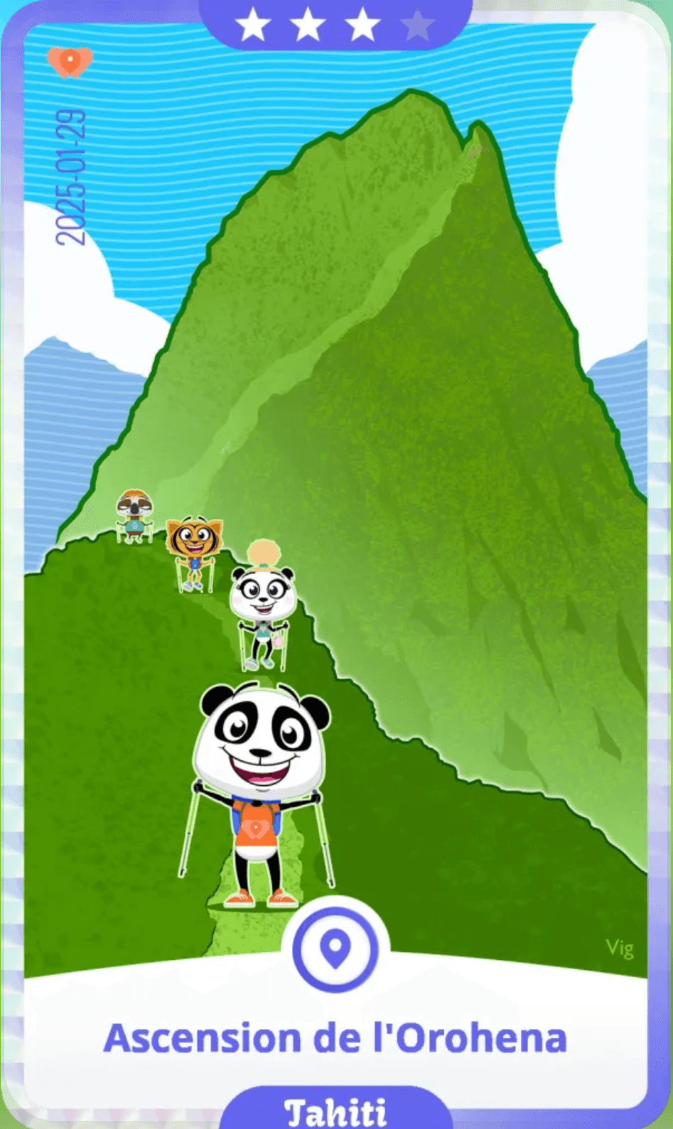 Ascension de l'Orohena