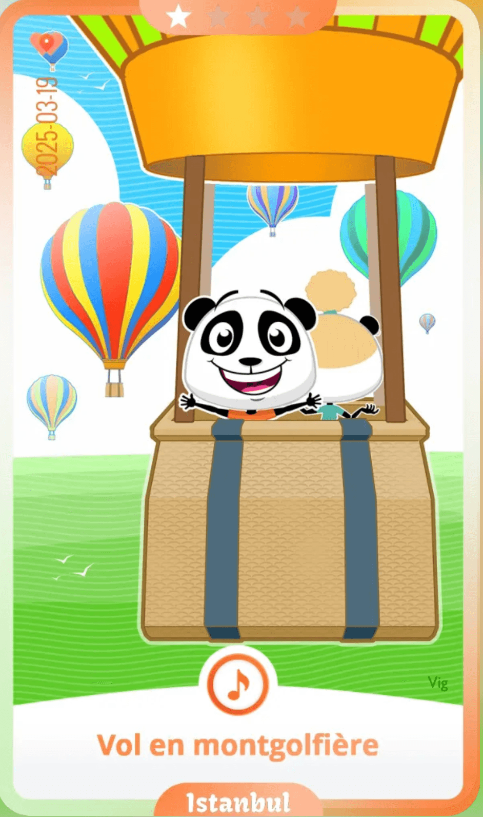 Vol en montgolfière