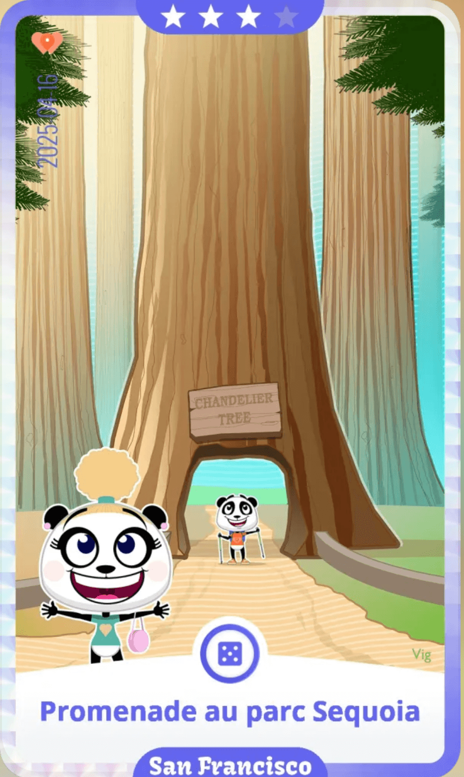 Promenade au parc Sequoia