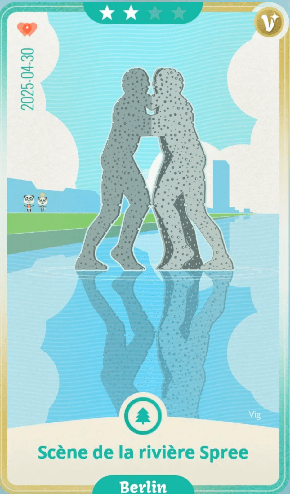 Scéne de la rivière Spree