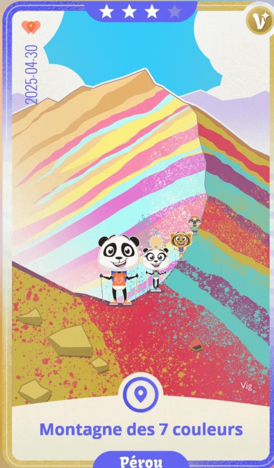 Montagne des 7 couleurs